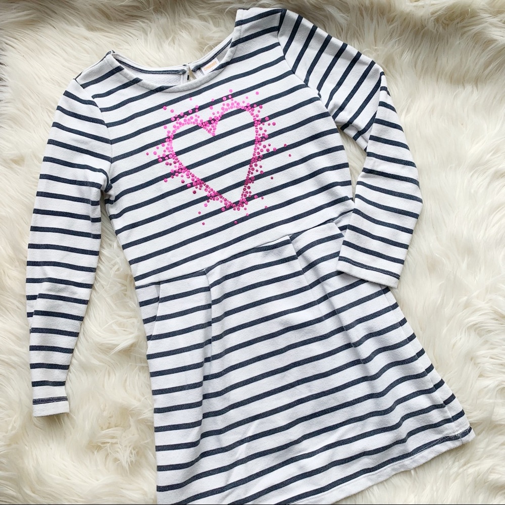 ❤️GYMBOREE❤️THICKER Knit Heart Dress ❤️Girls 8